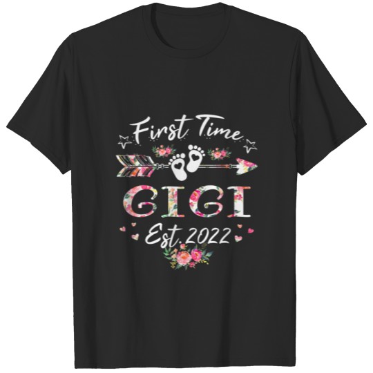 Discover First Time Gigi Est 2022 Promoted To New Grandma F T-shirt