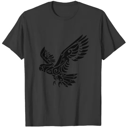 Tribal Cockatoo parrot bird tattoo T-shirt
