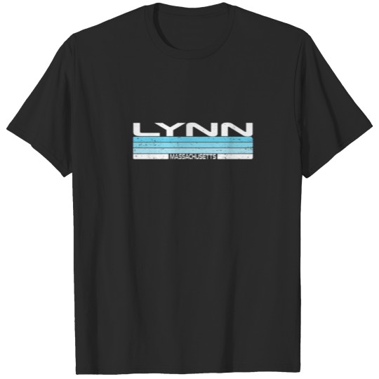 Discover Lynn State Of Massachusetts Blue Sunset Vintage T-shirt
