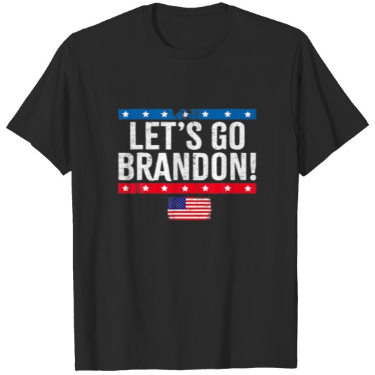 Discover Intage Old American Flag Let's Go Brandon Impeach T-shirt