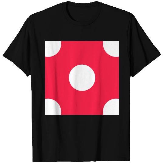 Red andd white polka dots T-shirt