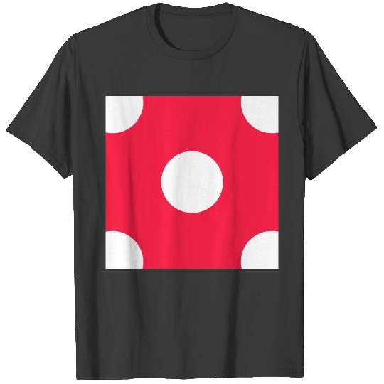Red andd white polka dots T-shirt