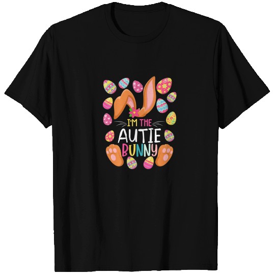 I'm The Autie Bunny Easter Funny Easter Mother's D T-shirt