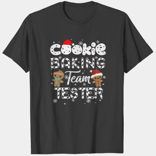 Cookie Baking Team Tester Gingerbread Christmas T- T-shirt