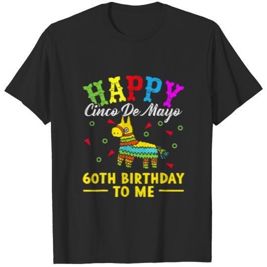 Discover Cute 60Th Birthday Grandma Grandpa Cinco De Mayo H T-shirt
