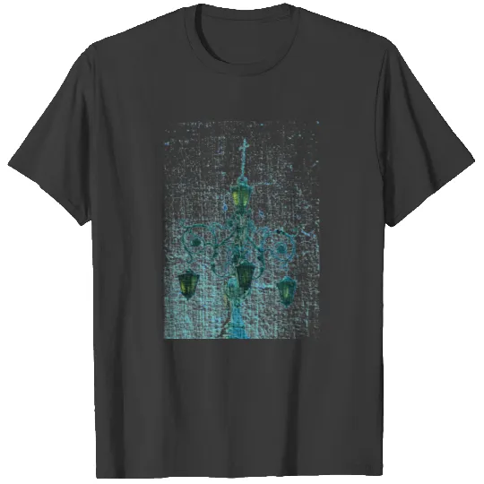 Plaza Light Blue Crackle T-shirt
