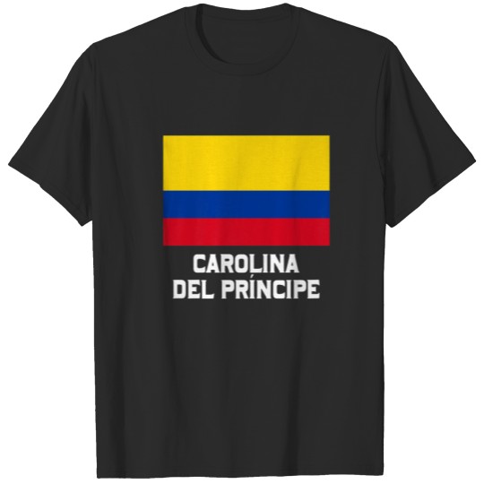 Discover Carolina Del Príncipe Colombia Emblem Escudo Bande T-shirt