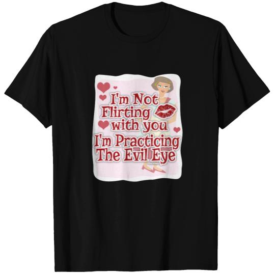 Snarky Evil Eye 50s Housewife T-shirt