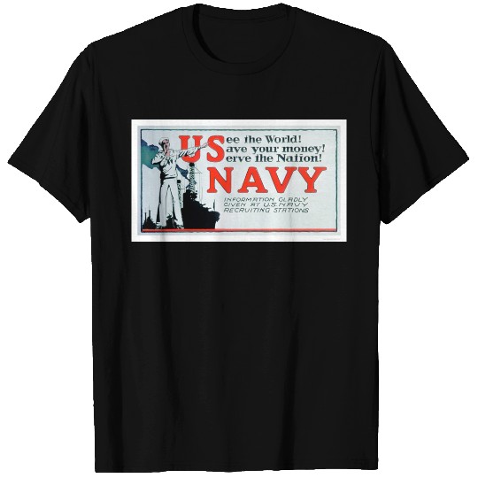See the World, US Navy (US02162) T-shirt
