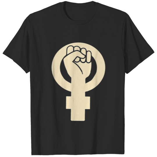 Discover Feminist Symbol Heart Defend Equality Women's Righ T-shirt