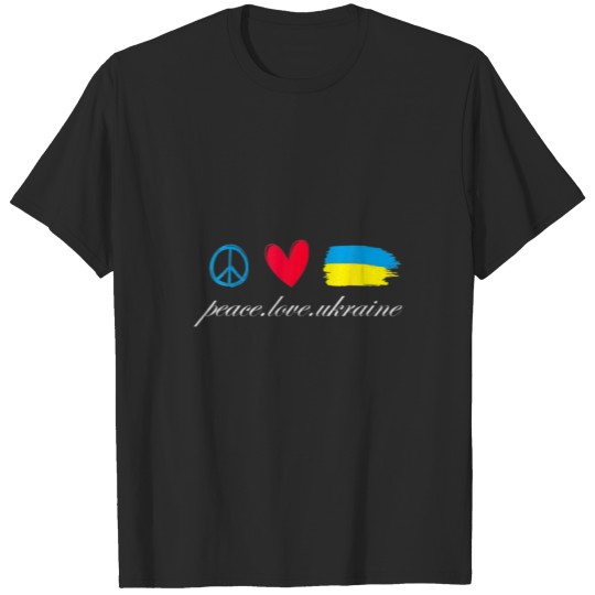 Discover Ukraine Ukrainian Flag Lover Support T-shirt