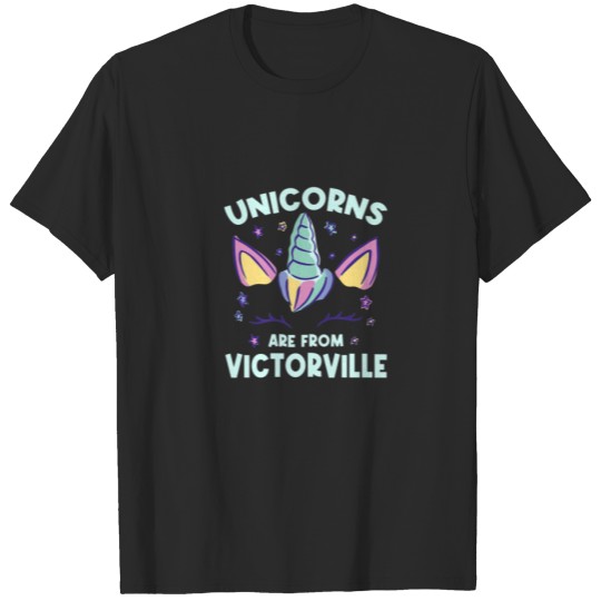 Discover Unicorns Are From Victorville California Birthday T-shirt