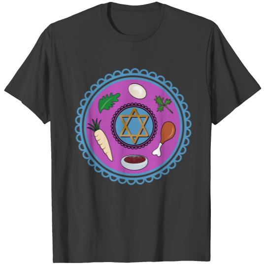Trendy Passover Pesach Seder  plate T-shirt