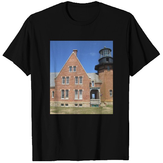 Southeast Lighthouse Building Block Island T-shirt