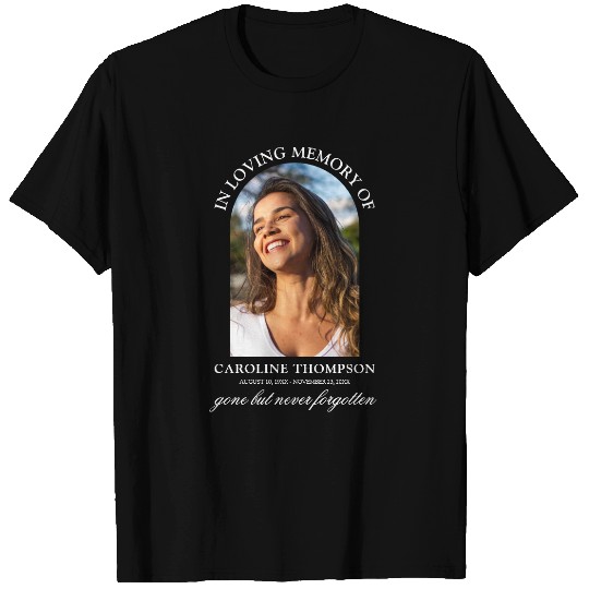 In Loving Memory Arch Photo T-shirt