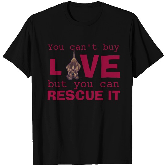 Love Hound Dog Rescue It T-shirt