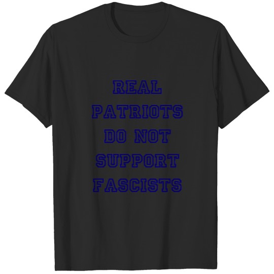 Patriotic Patriots Anti-Fascism Blue T-shirt