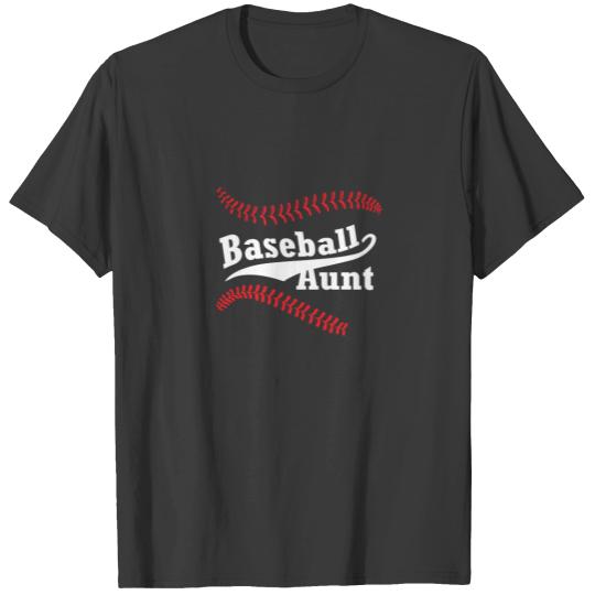 Baseball auntie  - Aunt gifts - mothers day gifts T-shirt
