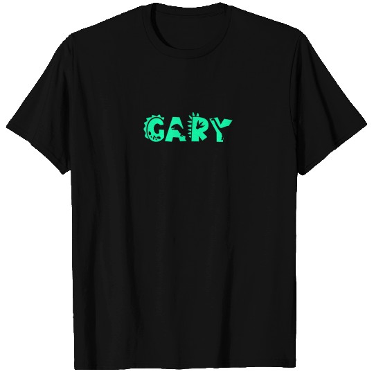 Gary Personalized Boys Dinosaur T Rex Cute T-shirt
