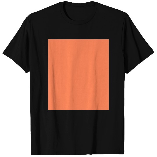Coral (Orange Pink) Solid Color T-shirt