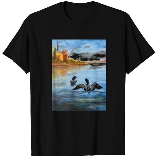 Loon Dance II Ladies T T-shirt