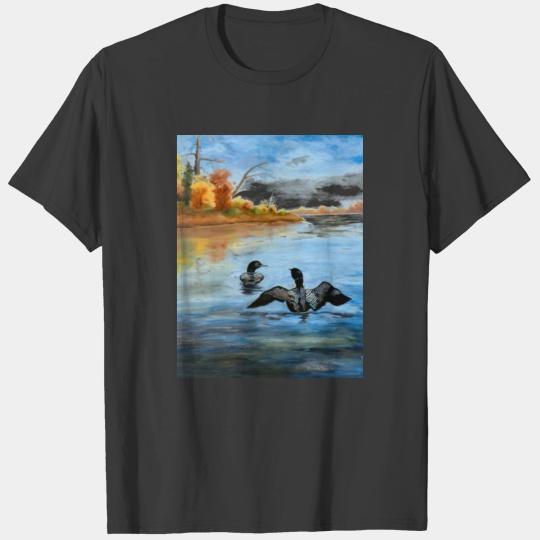 Loon Dance II Ladies T T-shirt