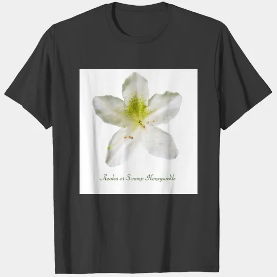 White azalea (swamp honeysuckle) T-shirt