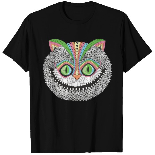 Psychedelic Cheshire Cat Sweat T-shirt