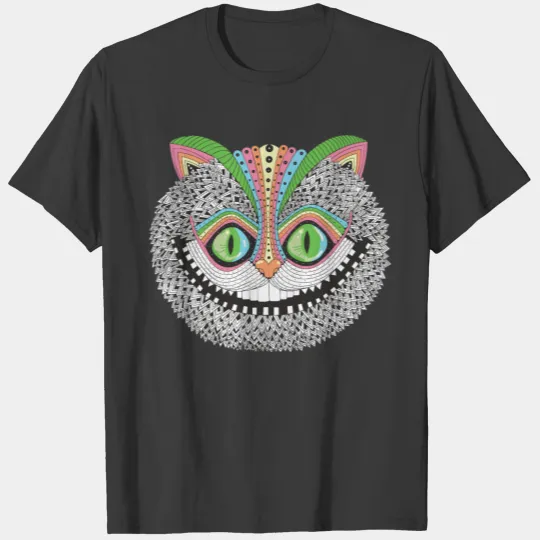 Psychedelic Cheshire Cat Sweat T-shirt