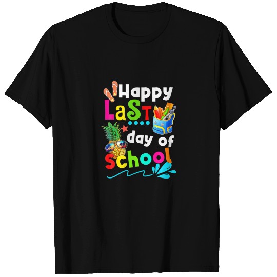 Summer Happy Last Day Of School Teacher Student Gr T-shirt
