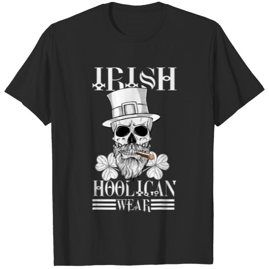 Discover Irish Hooligan Wear St Patricks Day Sugar Skull T-shirt
