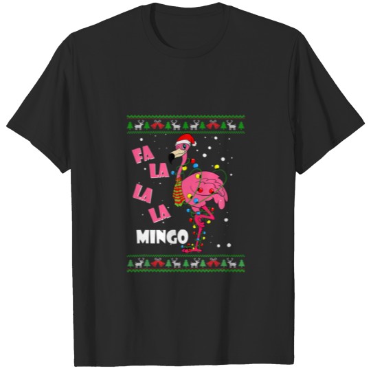 Discover Flamingo For Christmas Xmas Gift, Ugly Christmas S T-shirt