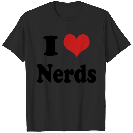 I heart Nerds Geek Women appreciate T-shirt