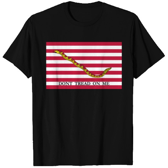 Dont Tread On Me - Navy Jack Flag - See Both Sides T-shirt