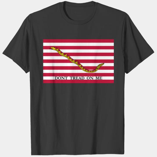 Dont Tread On Me - Navy Jack Flag - See Both Sides T-shirt