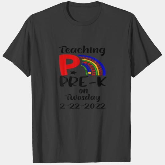 Kids Funny Students I'm In Pre-K On 02-22-2022 Two T-shirt
