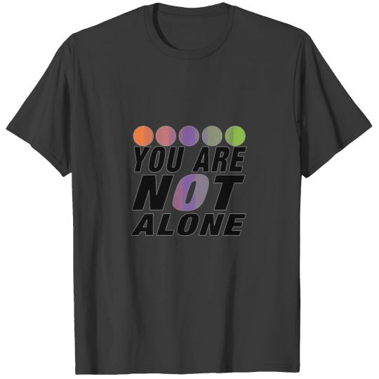 You are not alone — Aliagender pride Sleeveless T-shirt