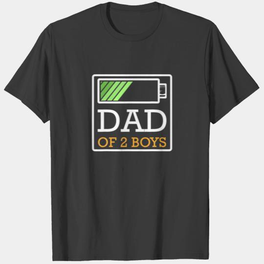 Dad Funny Fully Fathers Day Charge Energy Daughter T-shirt