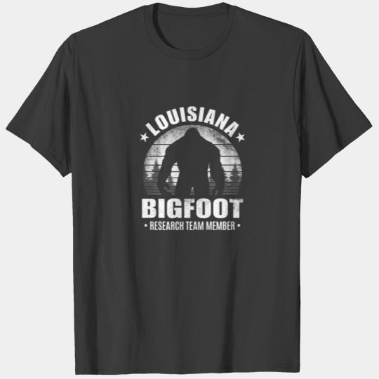 Louisiana Bigfoot Research Team Member Sasquatch S T-shirt