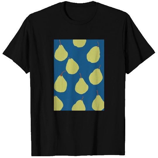 pear navy and green T-shirt