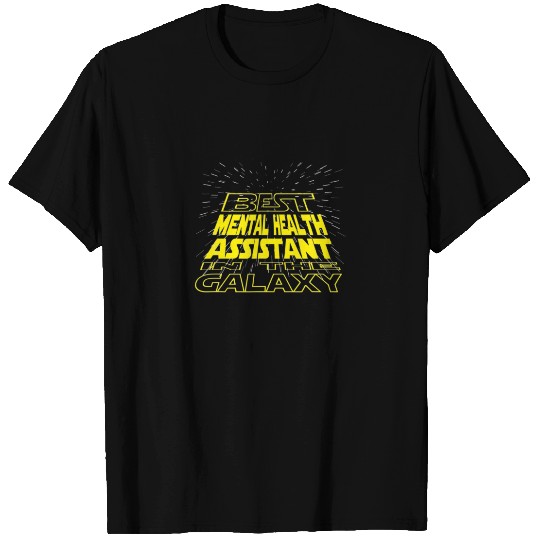 Mental Health Assistant Funny Cool Galaxy Job T-shirt