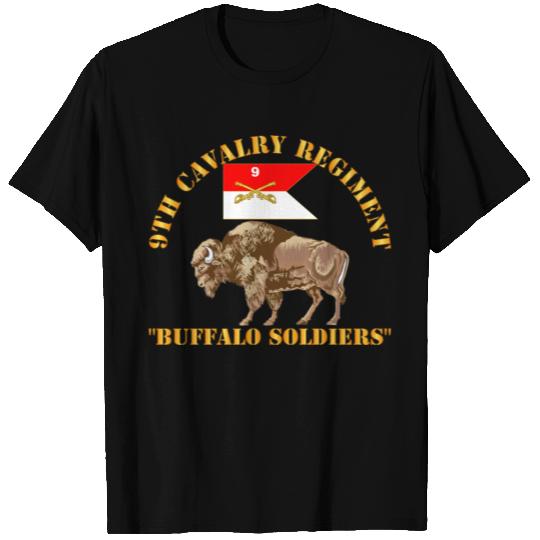 Army - 9th Cavalry Regiment - Buffalo Soldiers T-shirt