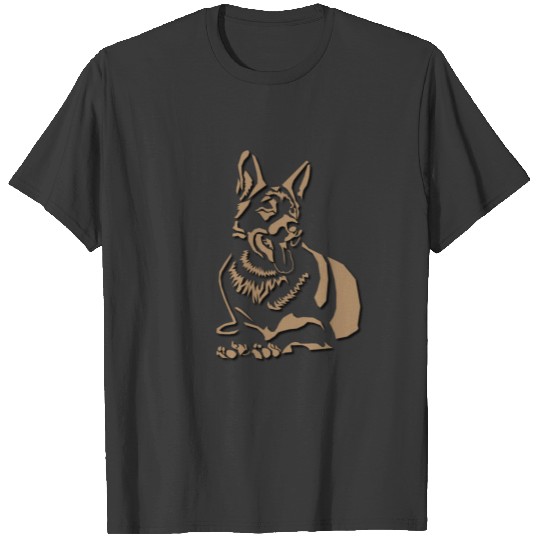 Gorgeous Tan German Shepherd T-shirt