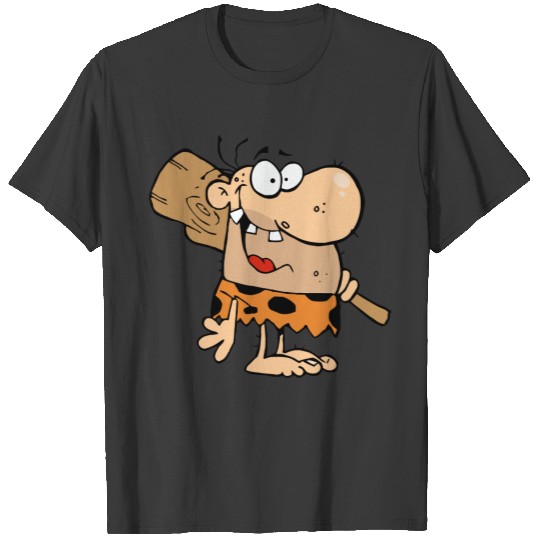Caveman With Club T-shirt