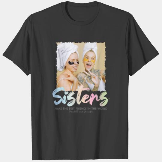 Pastel Rainbow Sister Photo T-shirt