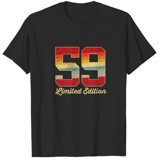 Discover 59Th Birthday Vintage Limited Edition 1963 59 Year T-shirt