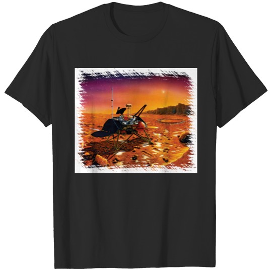 NASA Mars Polar Lander Artist Concept Artwork T-shirt