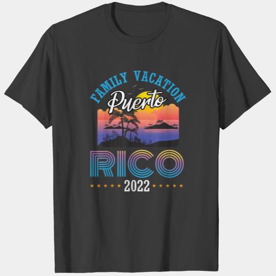 Family Vacation Puerto Rico 2022 Group Matching Sleeveless T-shirt