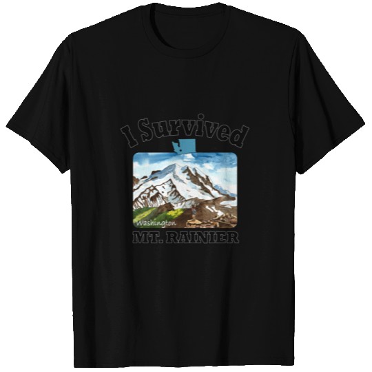 I Survived Mt. Rainier, Washington T-shirt