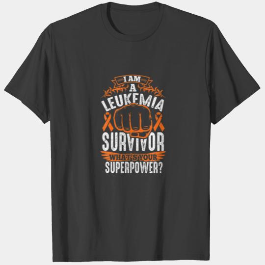 Leukemia Cancer Survivor Awareness Ribbon Gifts T-shirt